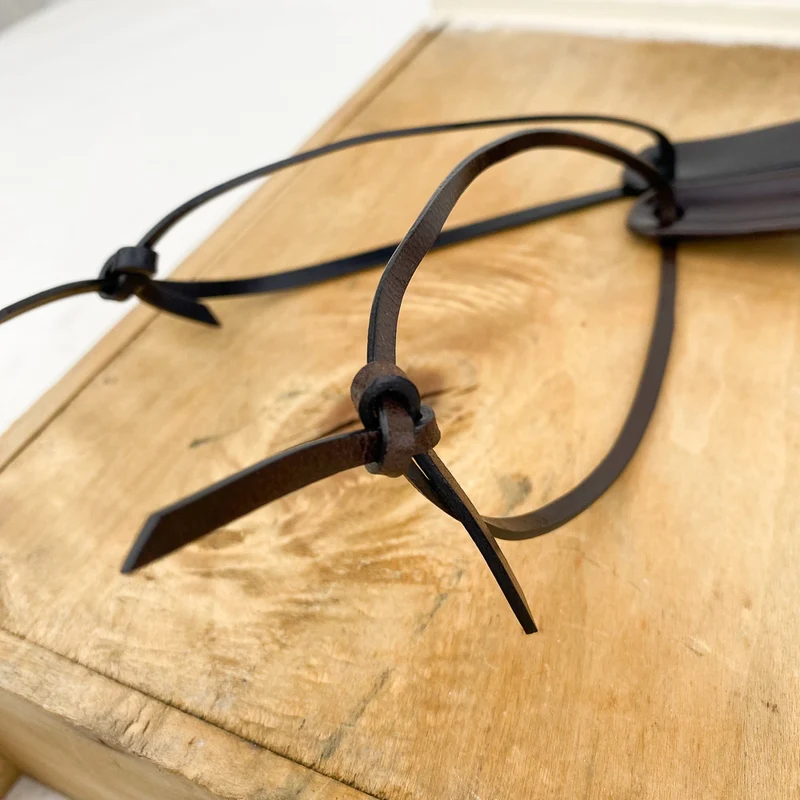 Chausse-pied en cuir 40cm