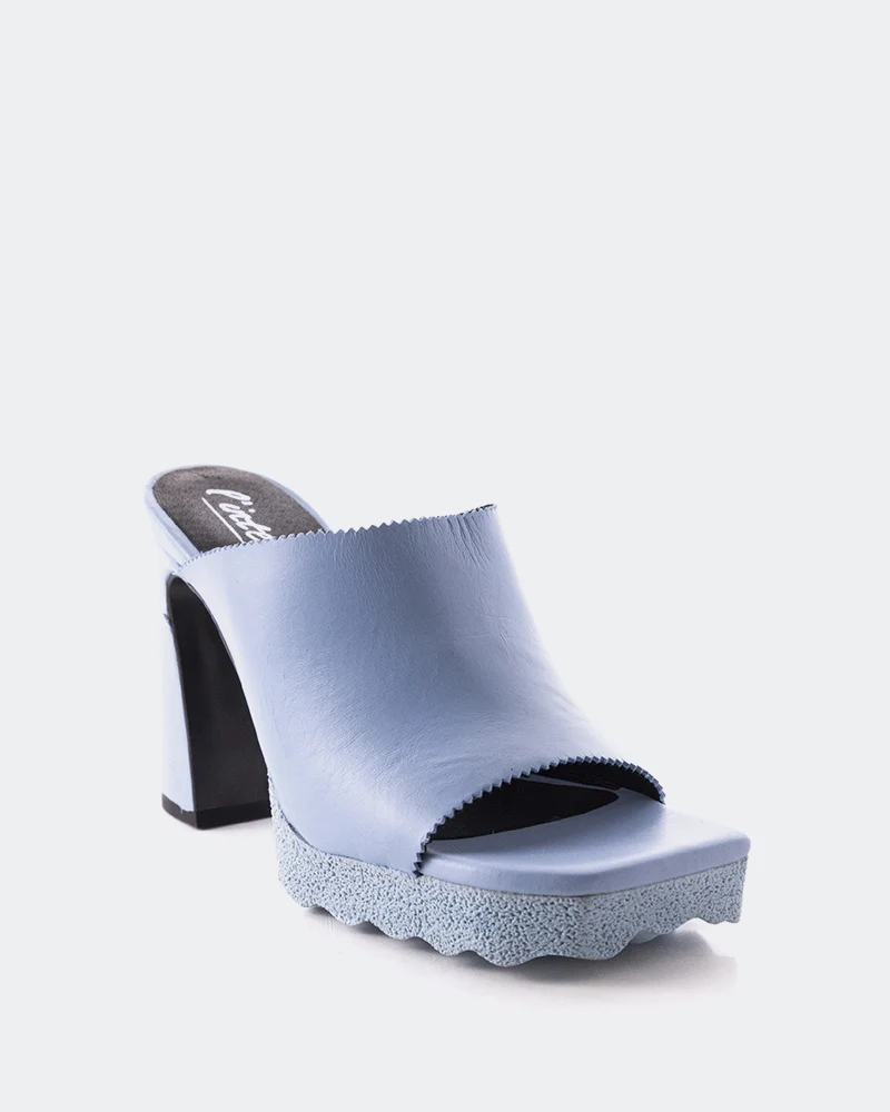 Libra Light Blue Leather