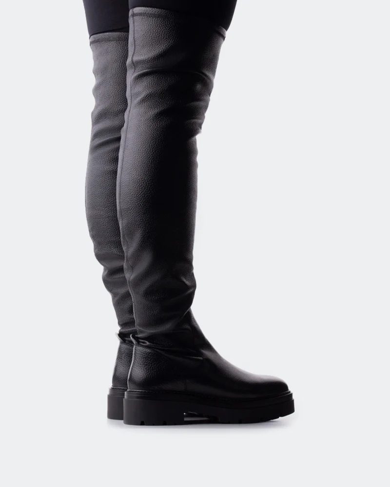 Calabria Black Leather