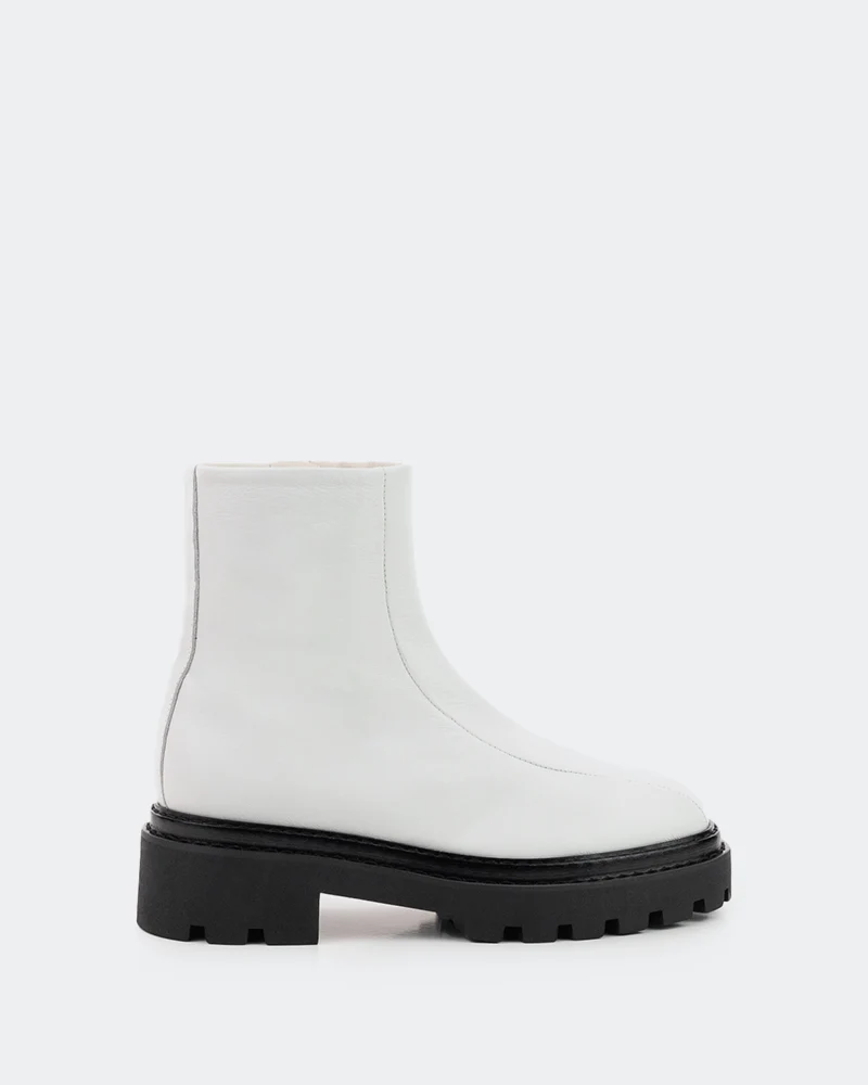 Fairside White Leather