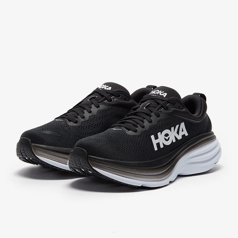 Hoka Femme Bondi 8 - Noir/Blanc