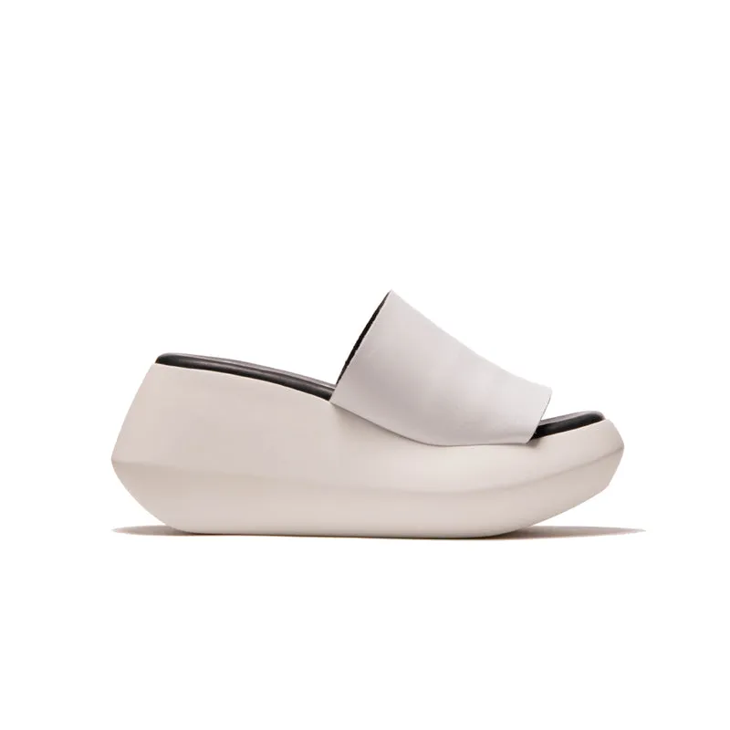 Dayo White Leather