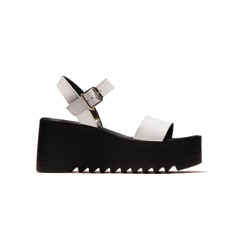 Emmie White Leather
