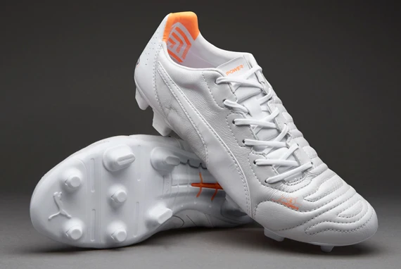 Puma evoPOWER 1.2 L FG - Blanc Métallique-Blanc Métallique