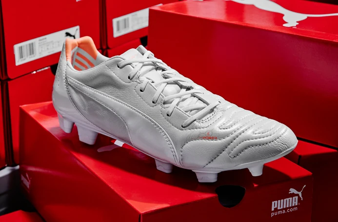 Puma evoPOWER 1.2 L FG - Blanc Métallique-Blanc Métallique