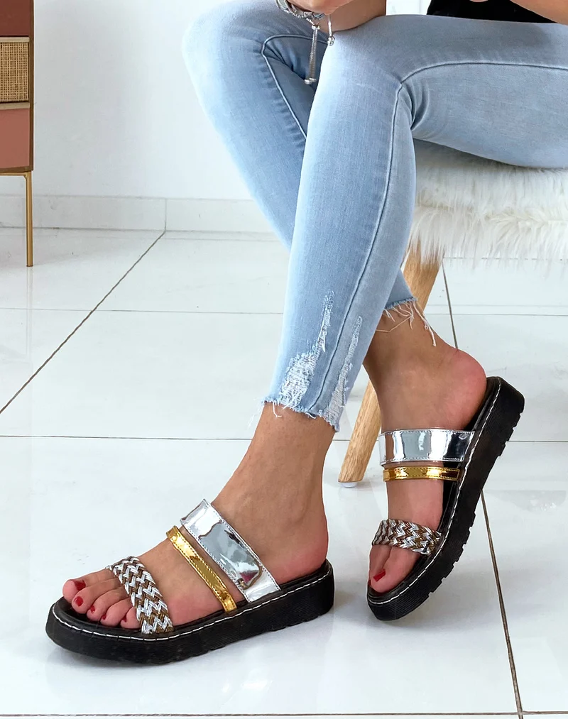 Mules silver