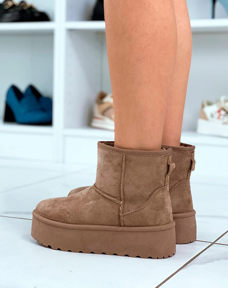 Bottines femme kaki mi-hautes : L'alliance parfaite