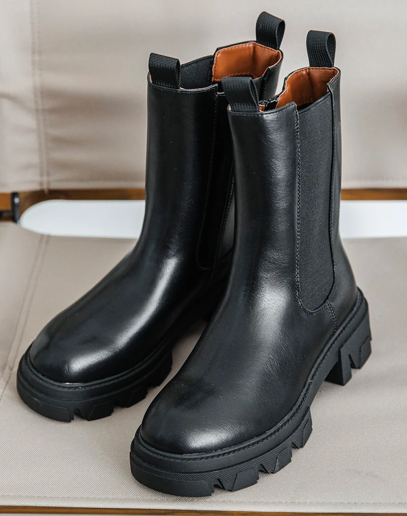Bottines hautes noires