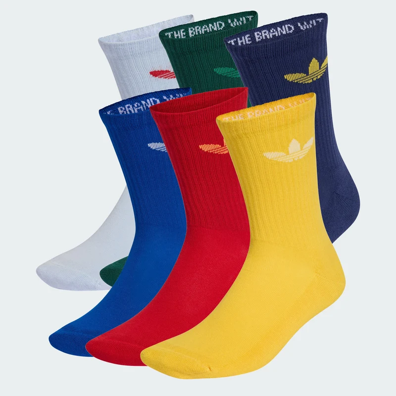 adidas Originals Unisex Chaussettes rembourrées Trefoil (6 p