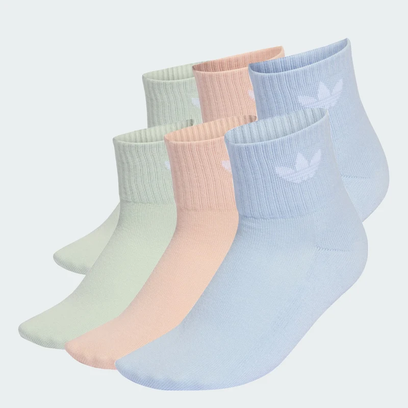 adidas Originals Unisex Socquettes Mid (6 paires)