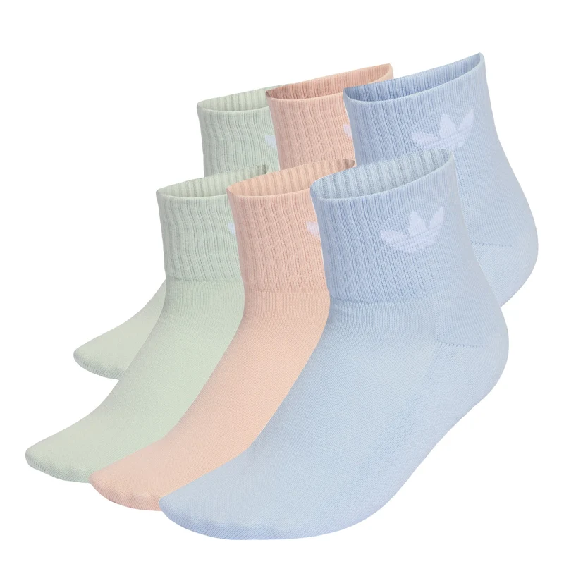 adidas Originals Unisex Socquettes Mid (6 paires)