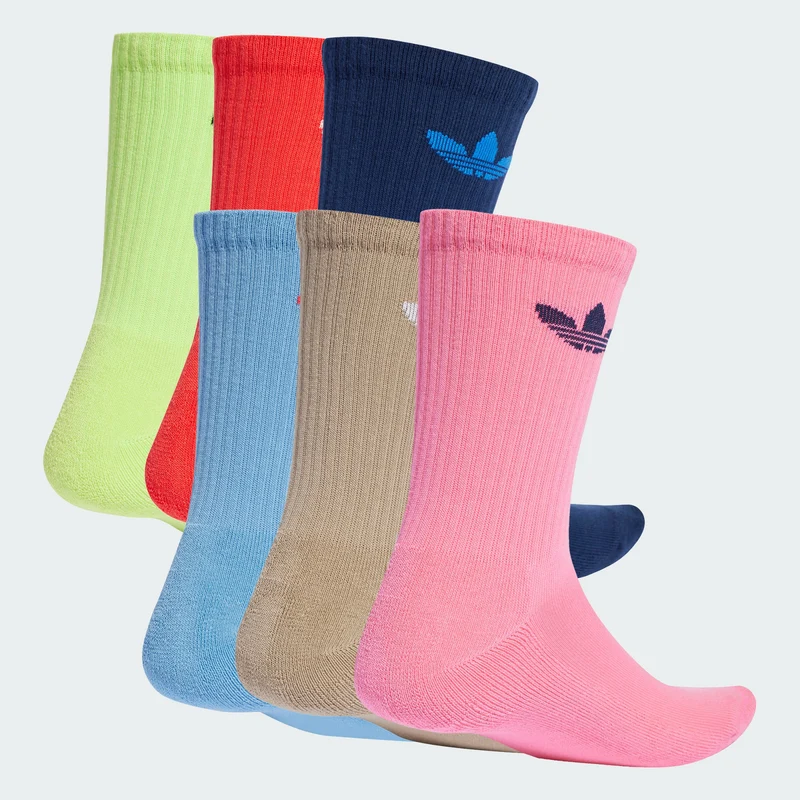 adidas Originals Unisex Chaussettes rembourrées Trefoil (6 p