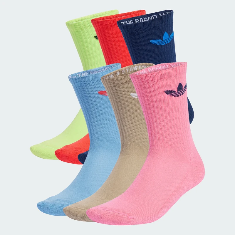 adidas Originals Unisex Chaussettes rembourrées Trefoil (6 p