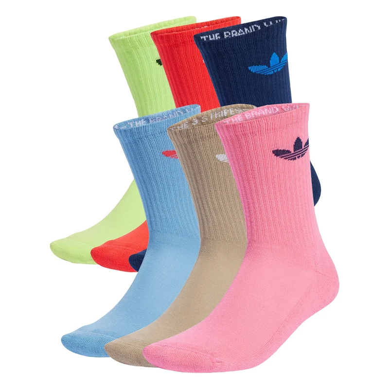 adidas Originals Unisex Chaussettes rembourrées Trefoil (6 p