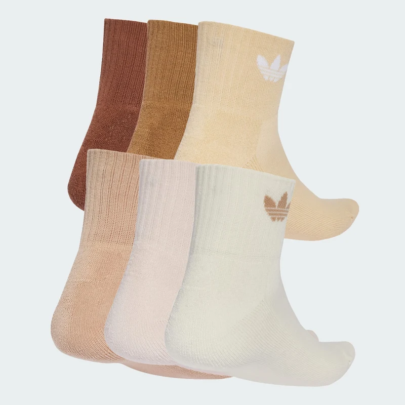 adidas Originals Unisex Socquettes Mid (6 paires)