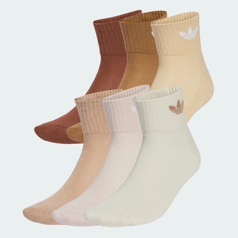 adidas Originals Unisex Socquettes Mid (6 paires)