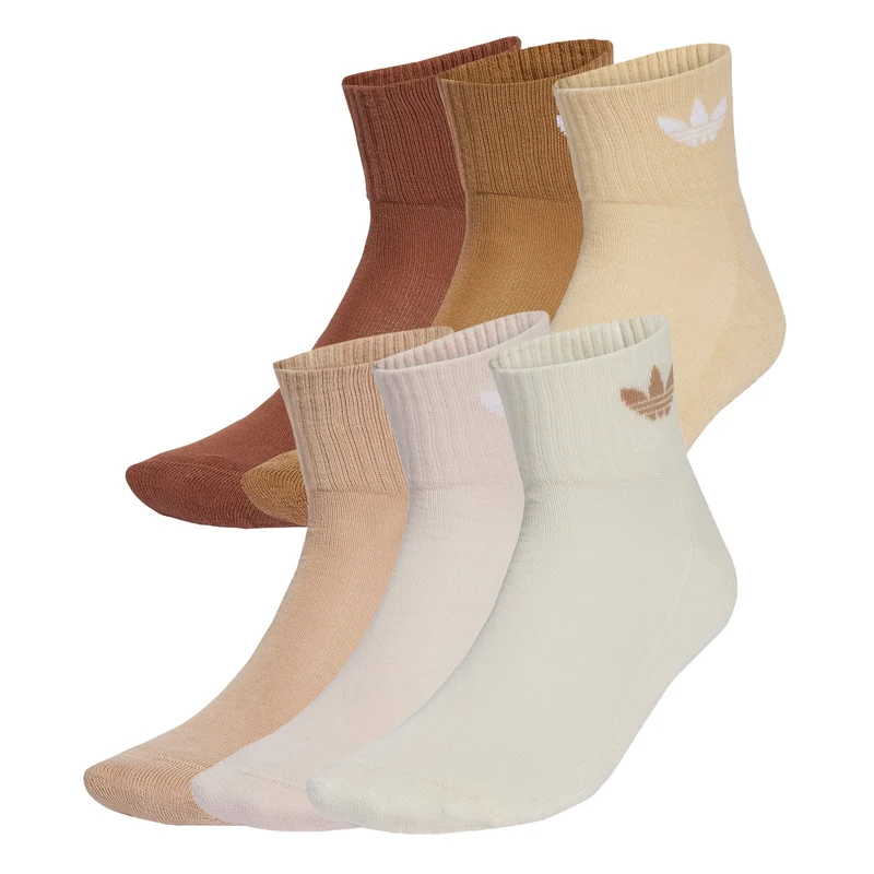 adidas Originals Unisex Socquettes Mid (6 paires)