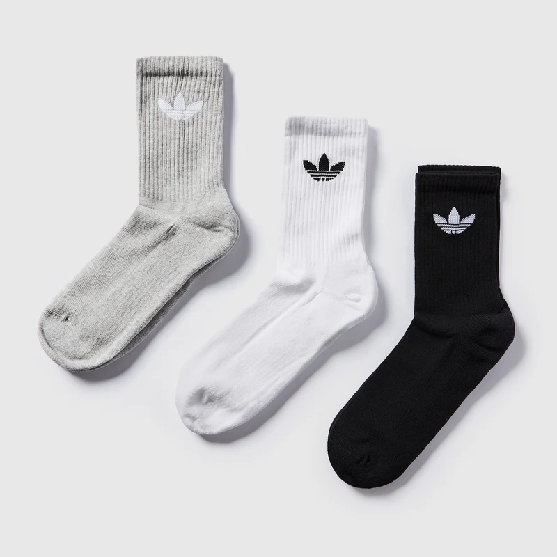 adidas Originals Unisex Chaussettes rembourrées Trefoil (6 p