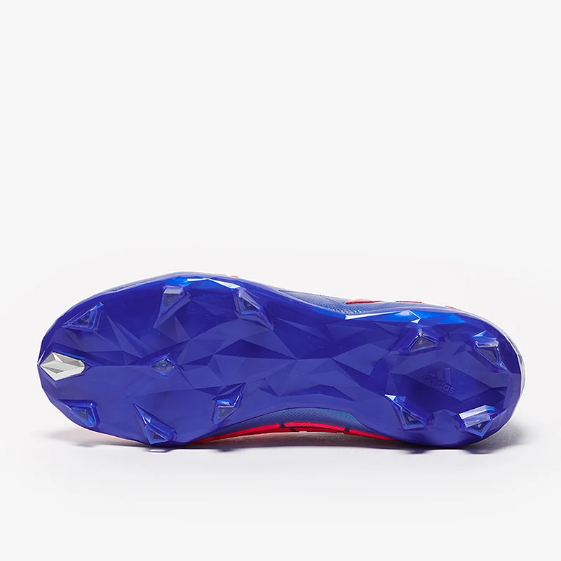 adidas Enfant Predator Edge+ FG - Bleu Hi/Turbo/Bleu Hi