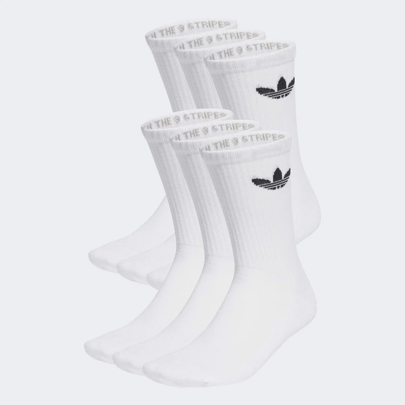 adidas Originals Unisex Chaussettes rembourrées Trefoil (6 p