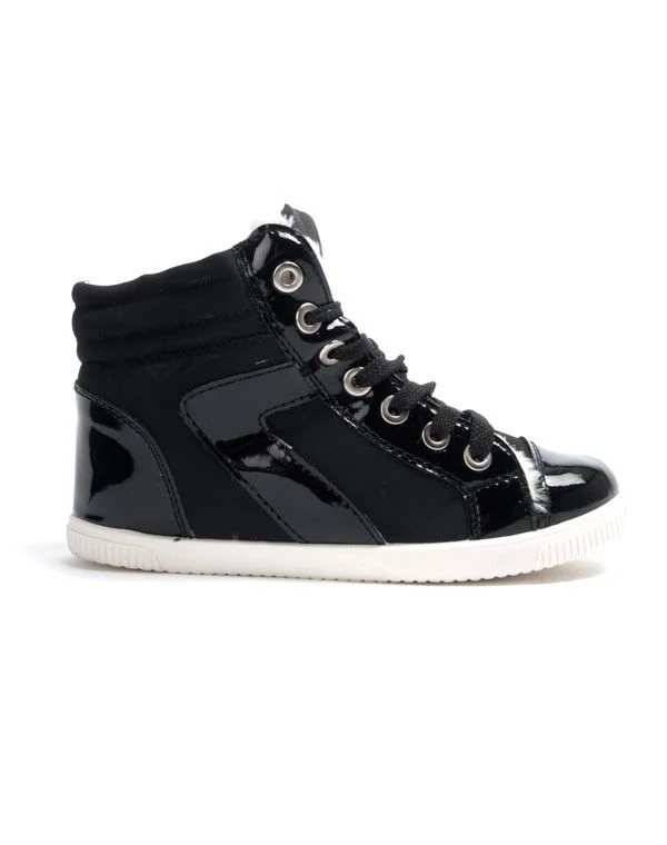Chaussures femme Libra Pop: Basket fourrée - noir