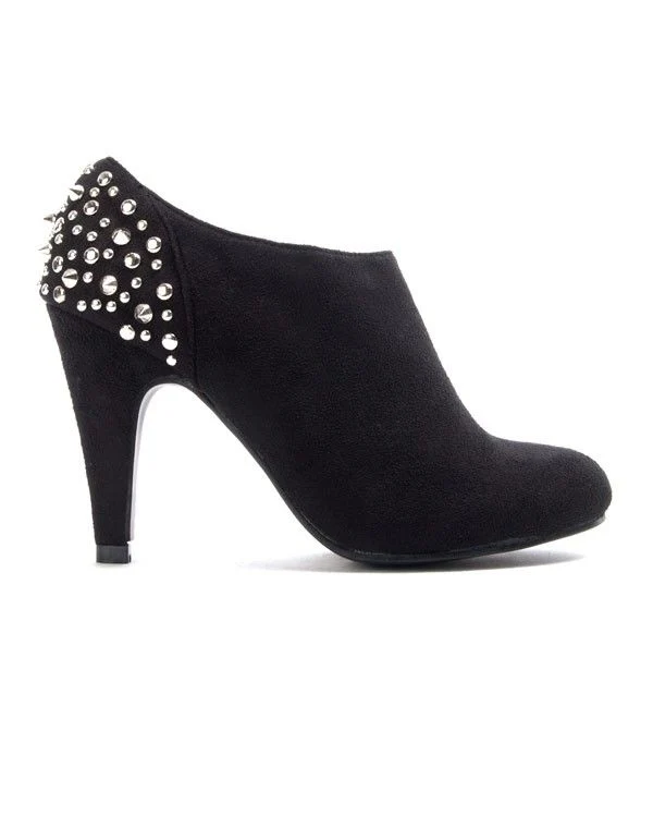 Chaussure femme Bo'aime: Escarpin clouté noir