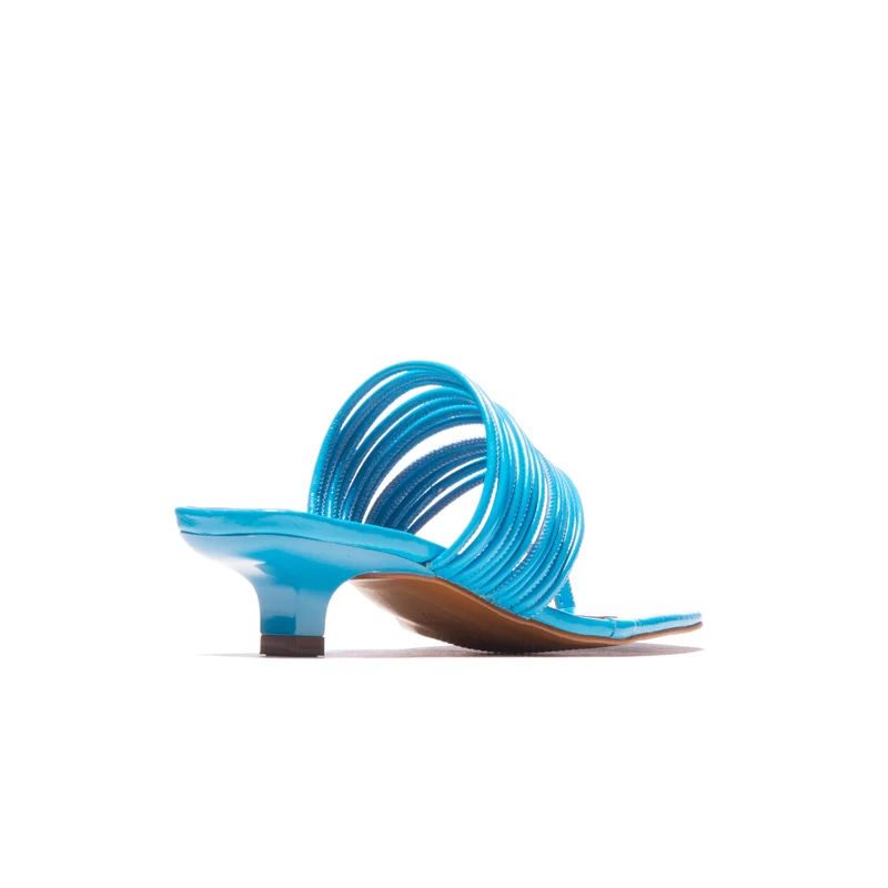 Daquiri Electric Blue Leather