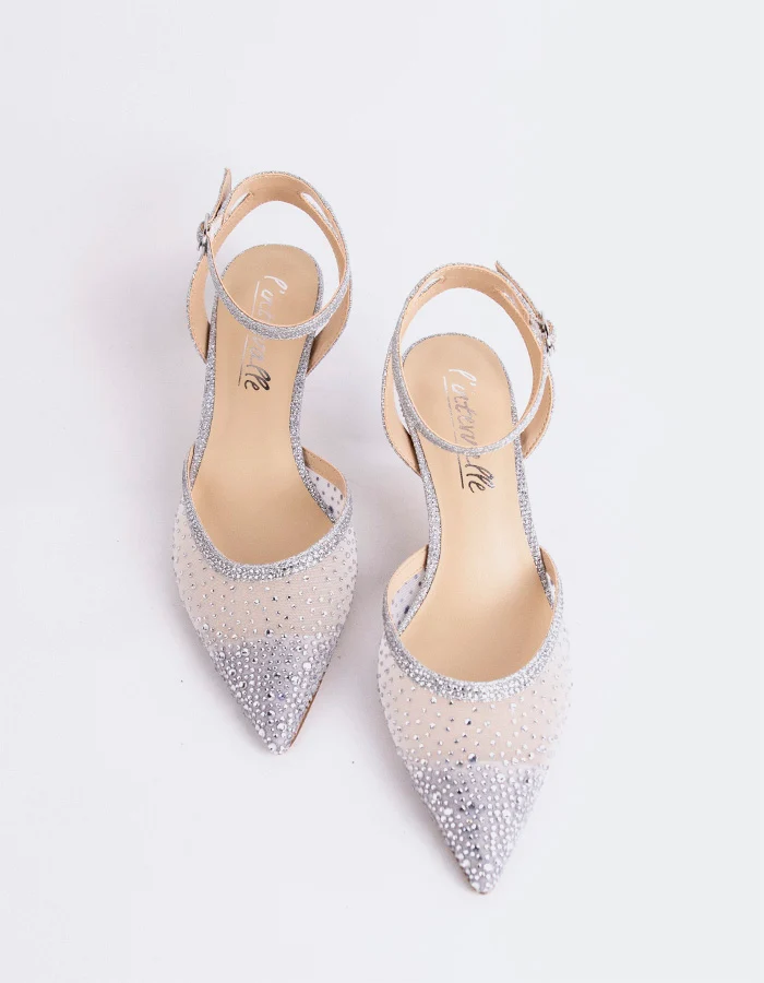 Opalite Silver Mesh