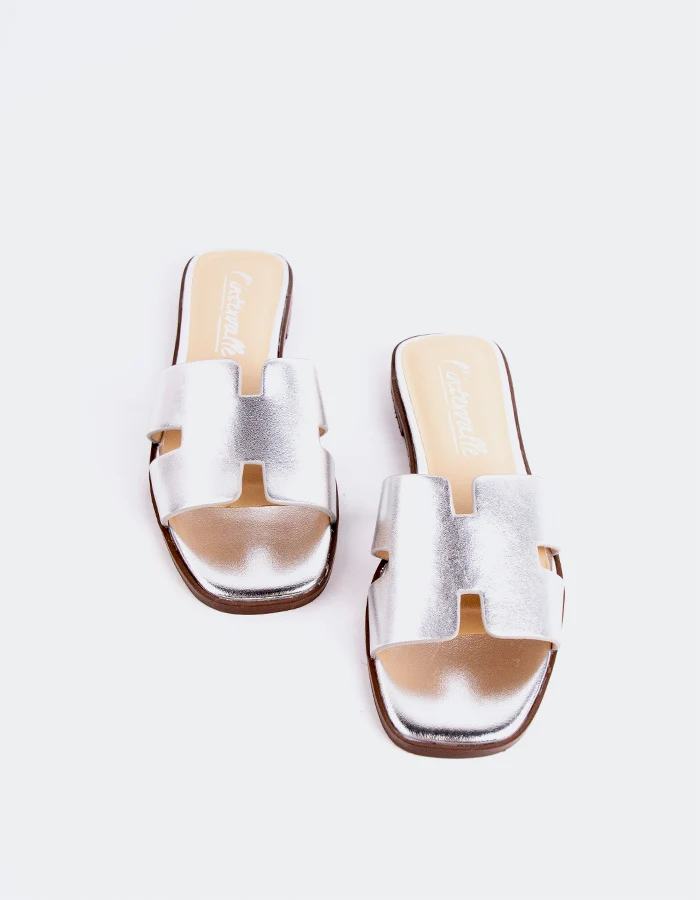 Ranna Silver Leather