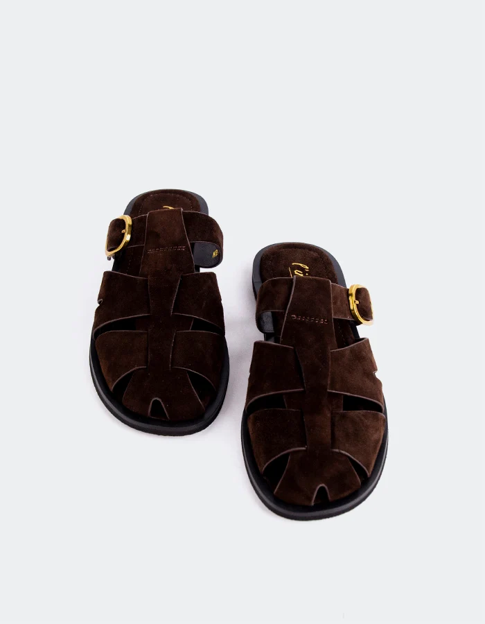 Nelda Brown Suede