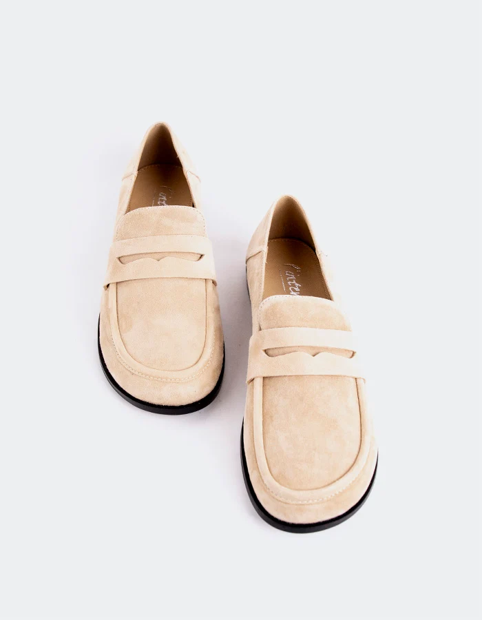 Clarice Beige Suede
