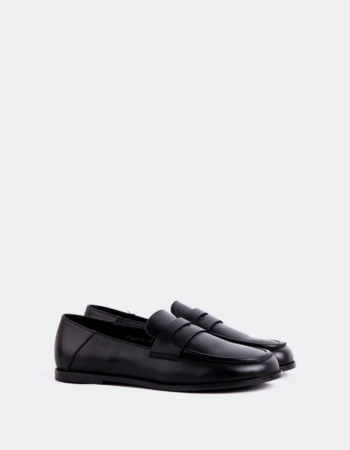 Clarice Black Leather