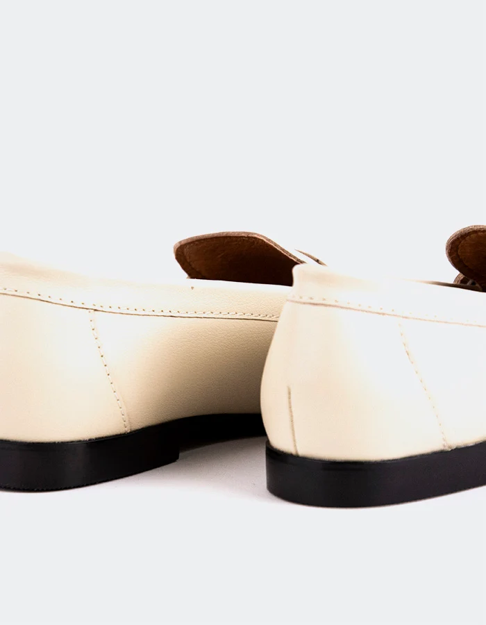 Pollie Off White Leather
