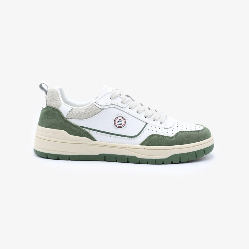 Sneakers La Vernaz bicolore vert olive