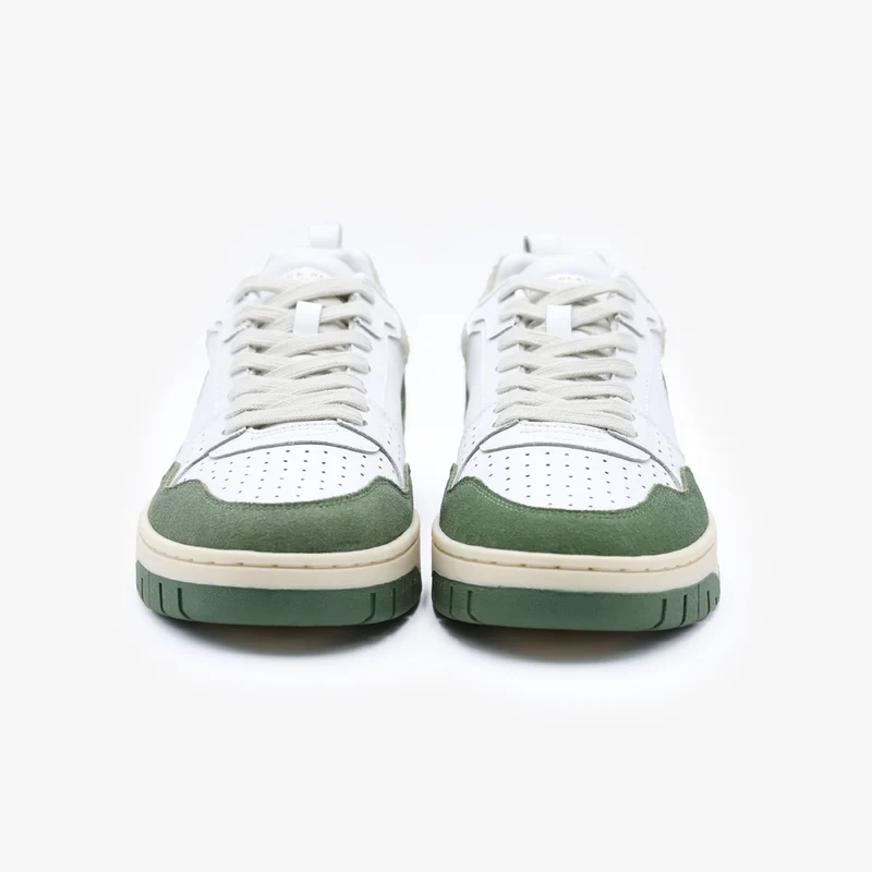Sneakers La Vernaz bicolore vert olive