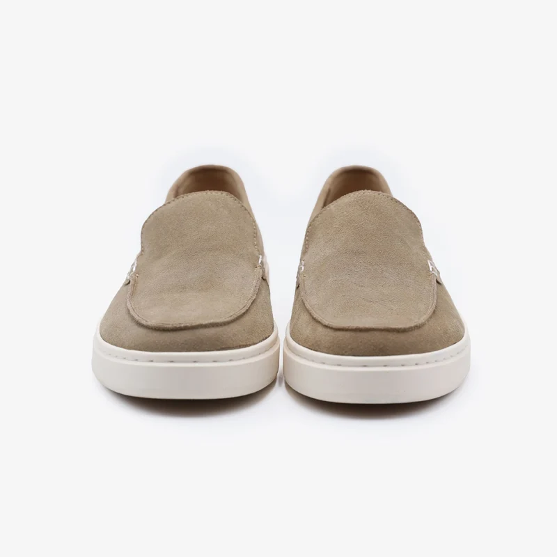 Mocassin Kentucky en cuir nubuck beige