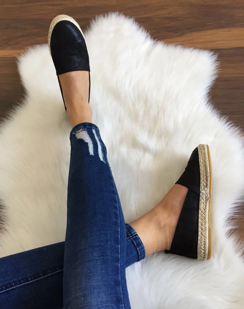 Espadrille noire