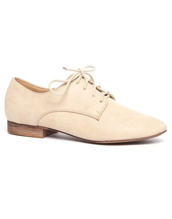 Chaussure de ville femme Ideal type derby beige