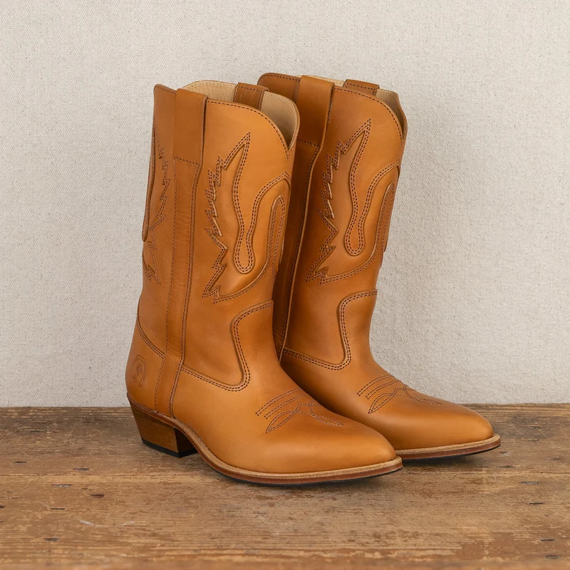 Santiags La Botte gardiane cuir naturel
