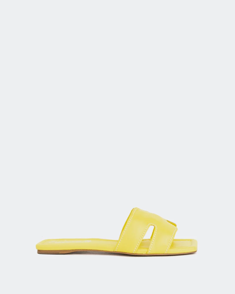 Placida Yellow Leather