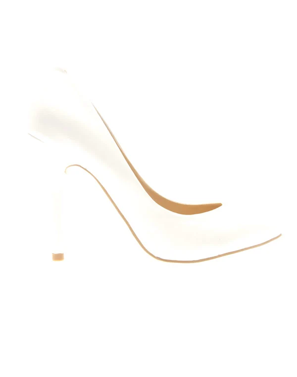 Chaussures femme Style Shoes: Escarpins blanc