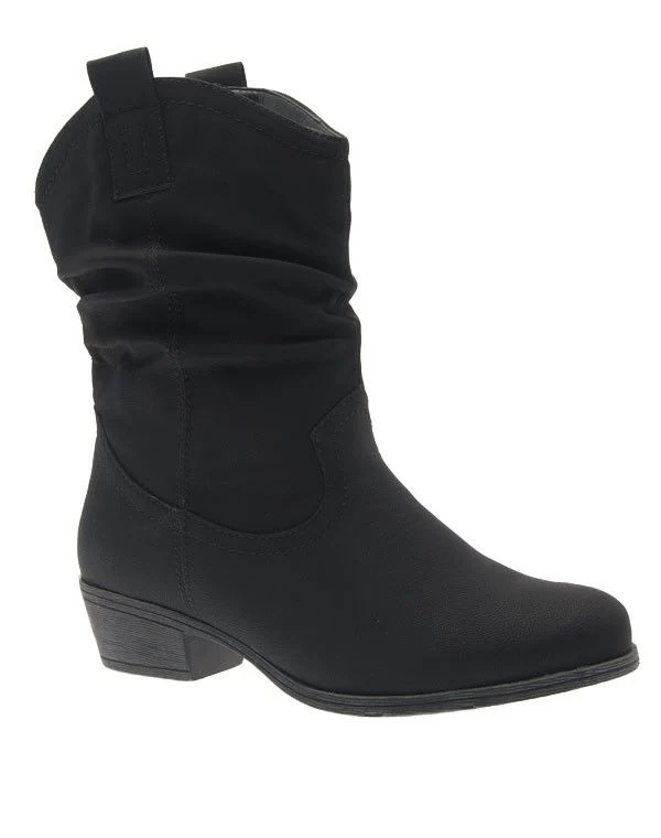 Chaussure femme Abloom: Bottes à talons noir