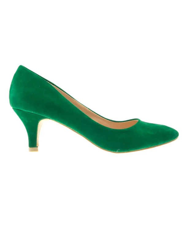 Chaussures femme Style Shoes: Escarpins vert