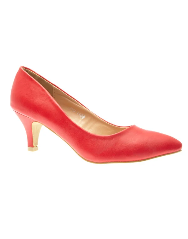 Chaussures femme Style Shoes: Escarpins rouges