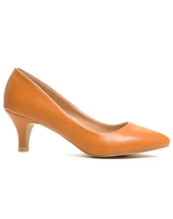 Chaussures femme Style Shoes: Escarpins camel