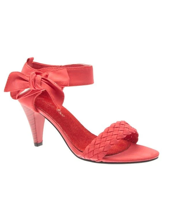 Chaussure femme Style Shoes: Sandale rouge