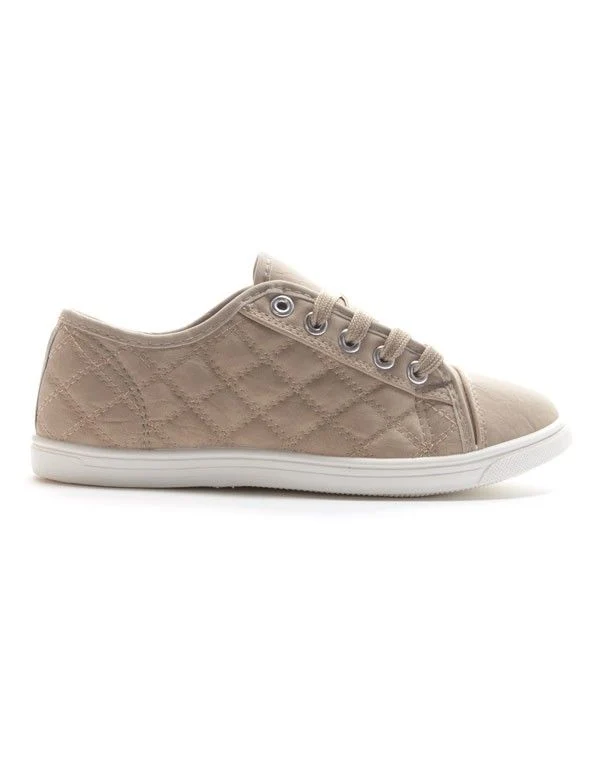Chaussures femme Style Shoes: Basket beige