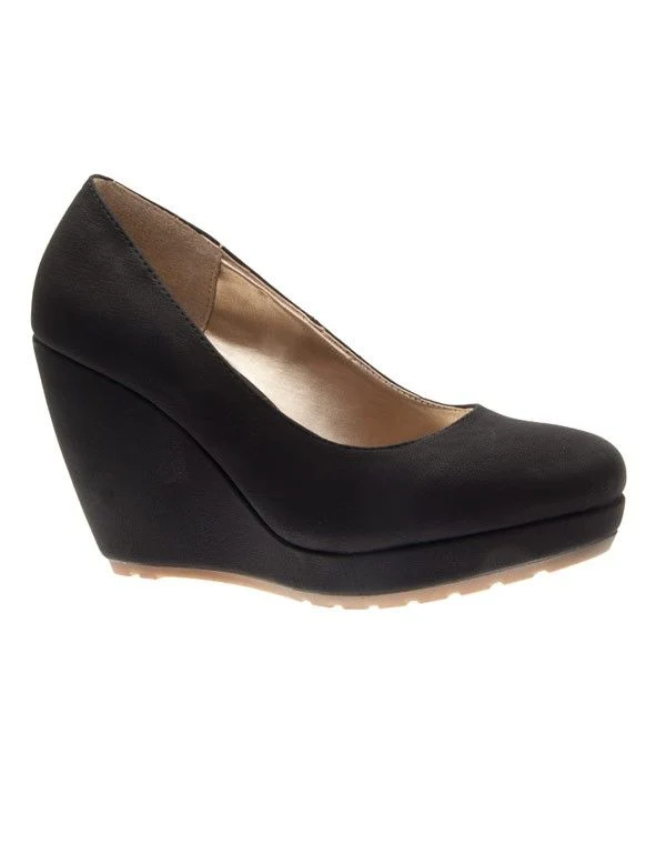Chaussures femme C.H. Creation: Escarpins compensés noires
