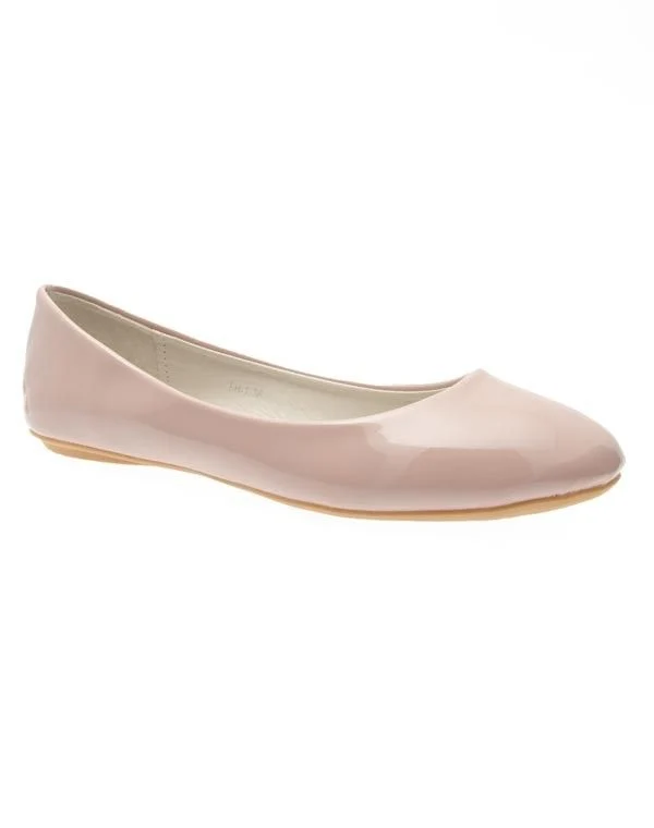Chaussures femme Sunrise C: Ballerines vernis beige