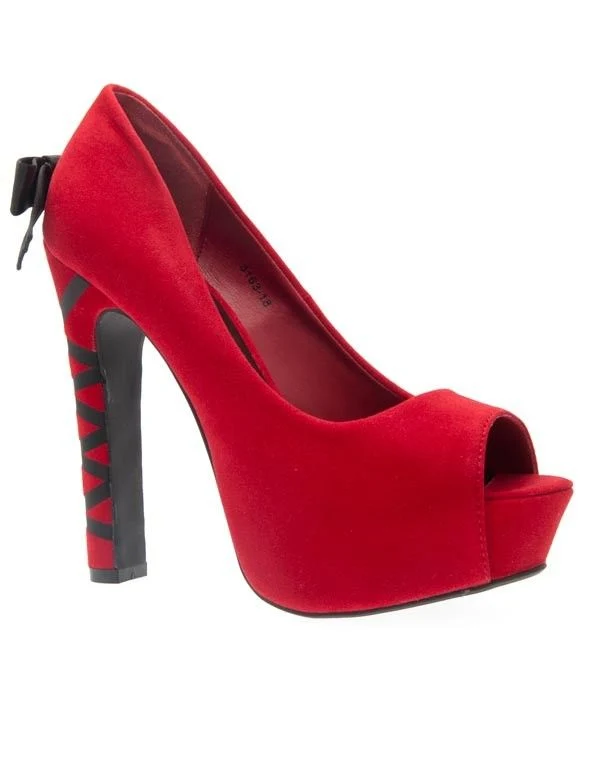 Chaussures femme Like Style: Escarpin rouge